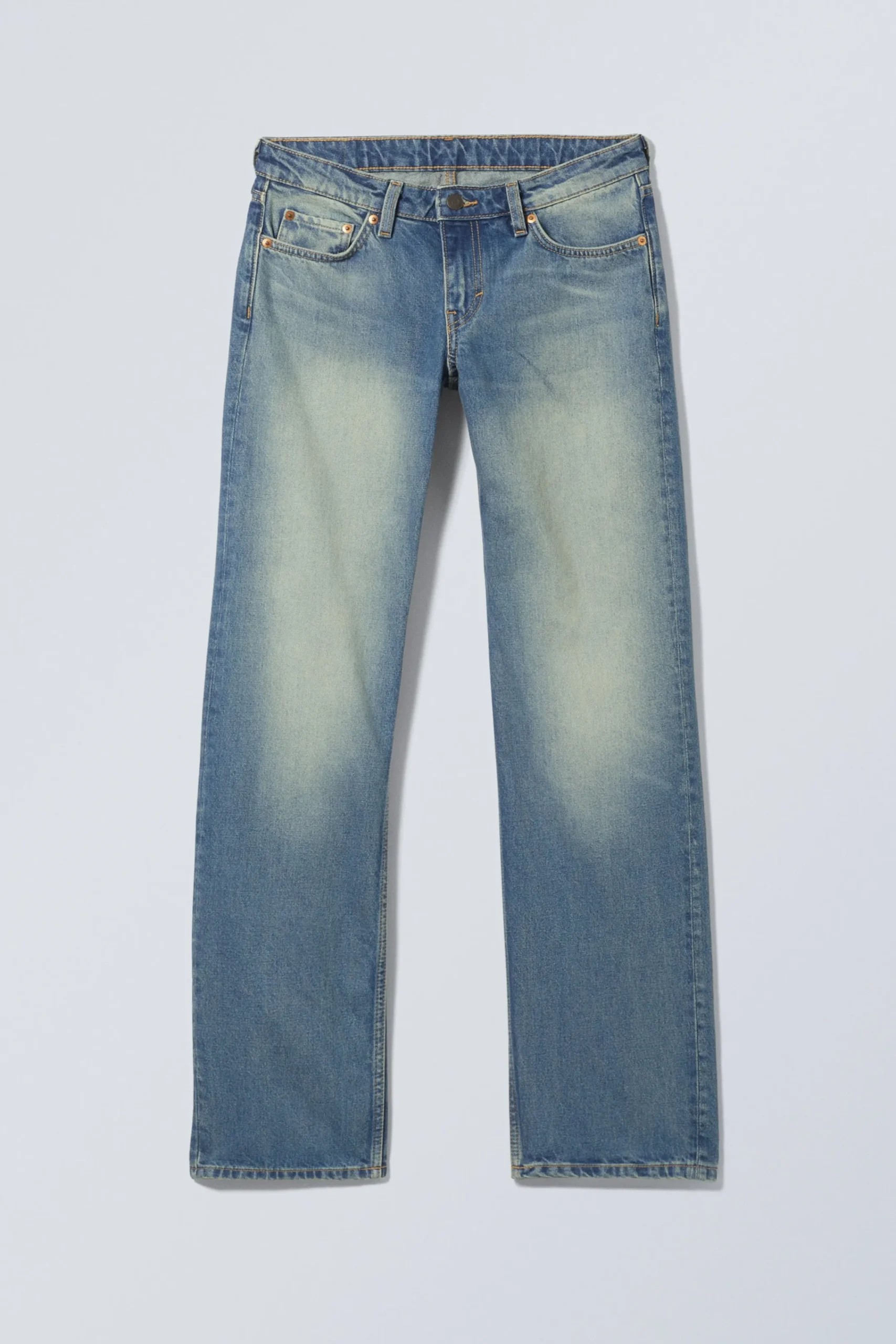 arrow_low_waist_regular_straight_leg_jeans_2-4.webp Weekday Jeans<ARROW LOW WAIST REGULAR STRAIGHT LEG JEANS