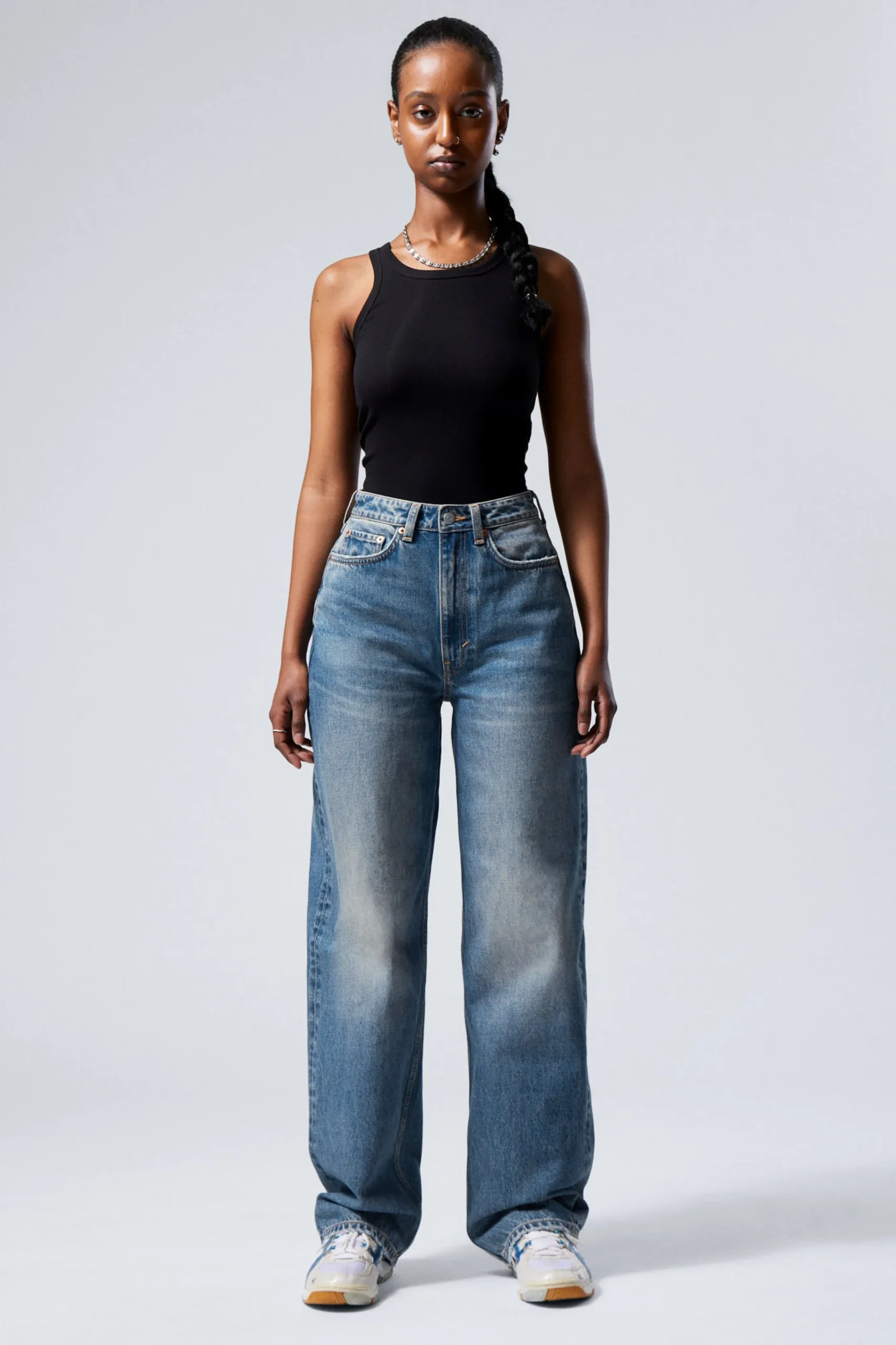 Weekday Jeans<HALO CURVE HIGH WAIST REGULAR WIDE LEG JEANS