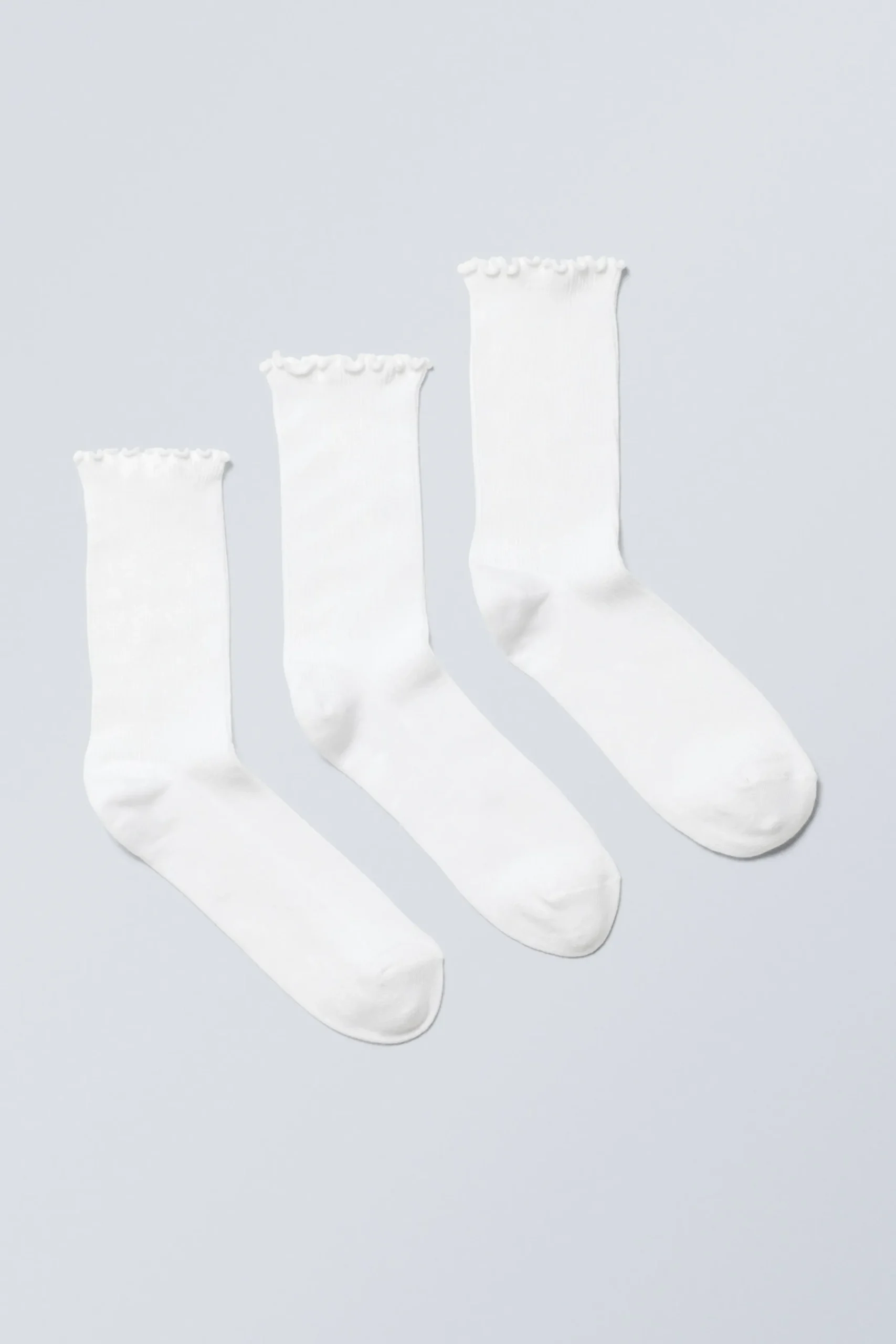 Weekday Strumpor<3-PACK VOLANG-STRUMPOR