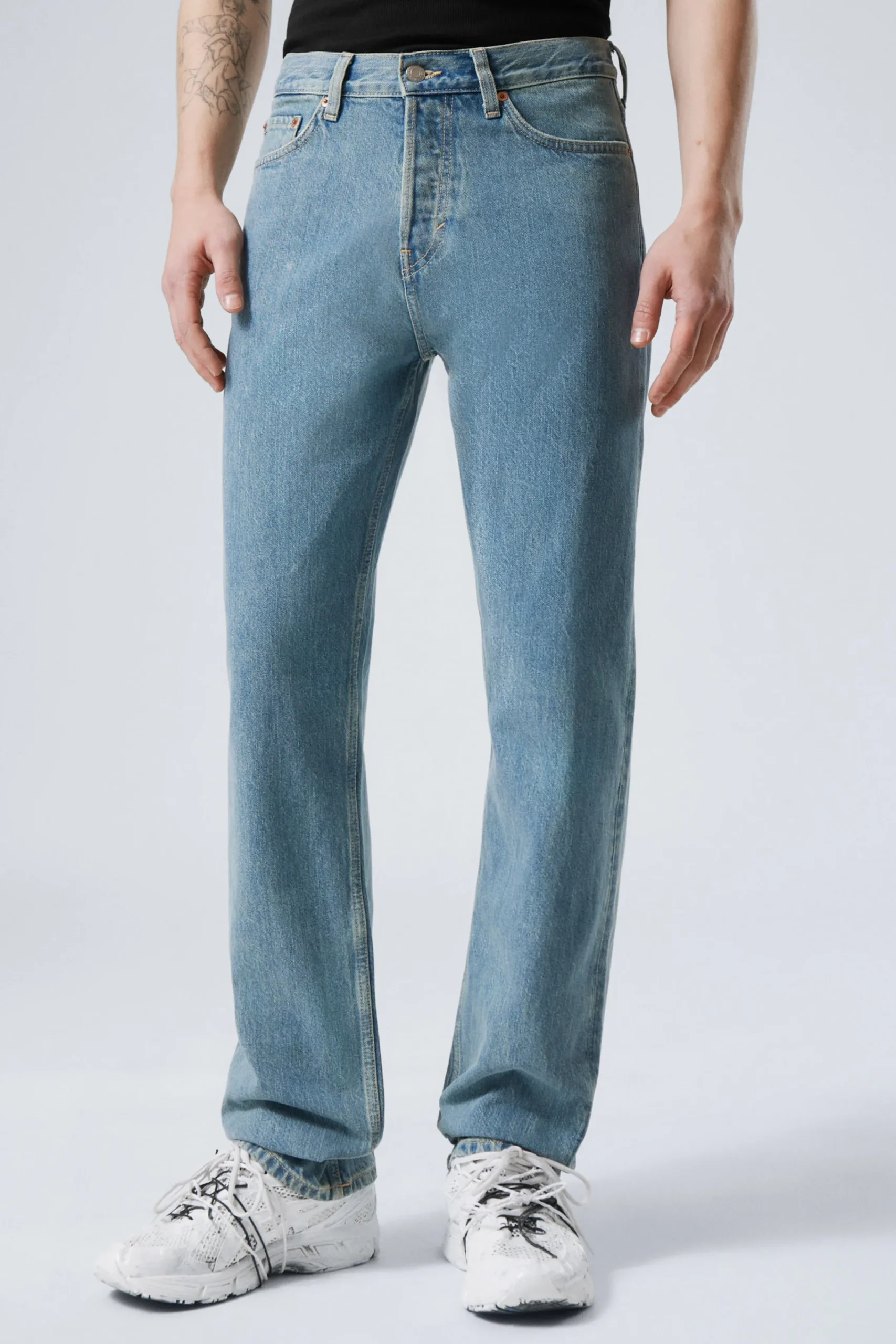Weekday Jeans<SPACE RELAXED STRAIGHT LEG JEANS