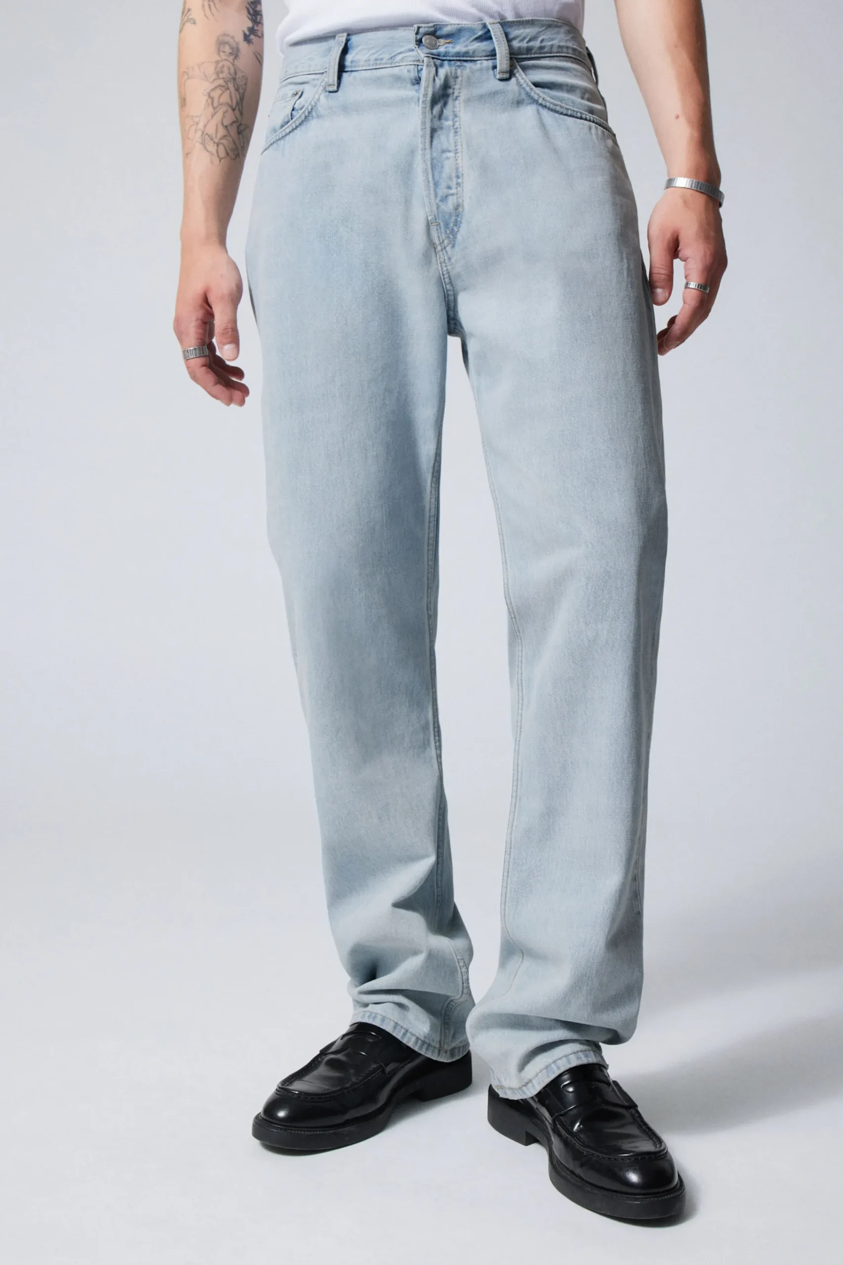 Weekday Jeans<SPACE RELAXED STRAIGHT LEG JEANS